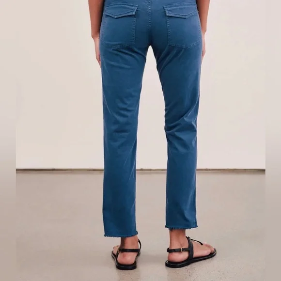 NILI LOTAN Jenna Pant, Teal Blue, Size 10, EUC
